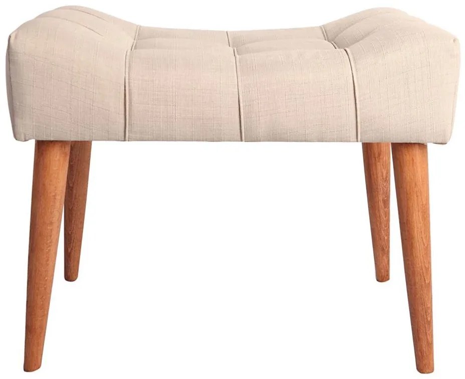 Taburet LUMI 40 x 58 cm, crem