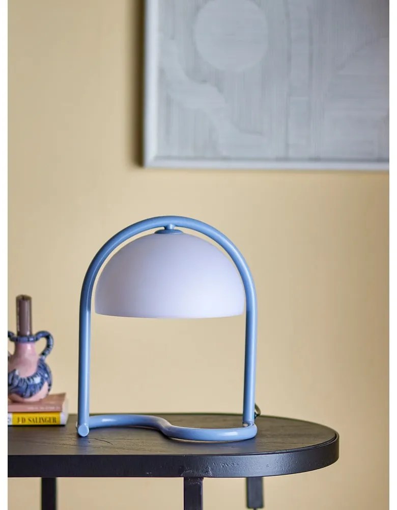 Veioză albastră (înălțime 29,5 cm) Favour – Bloomingville