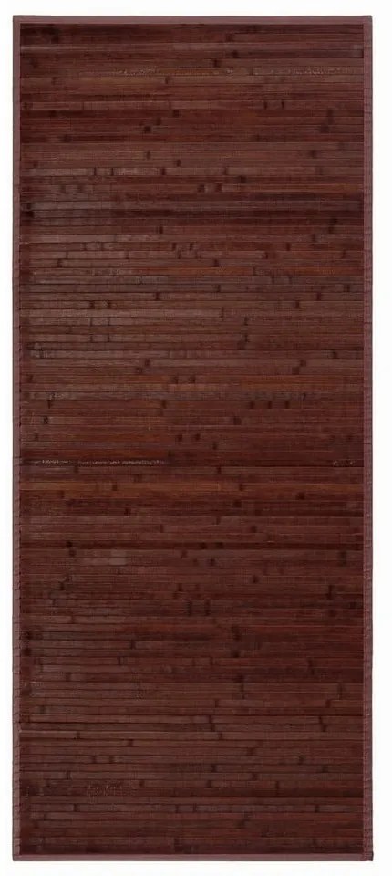 Covor maro închis din bambus 75x175 cm – Casa Selección