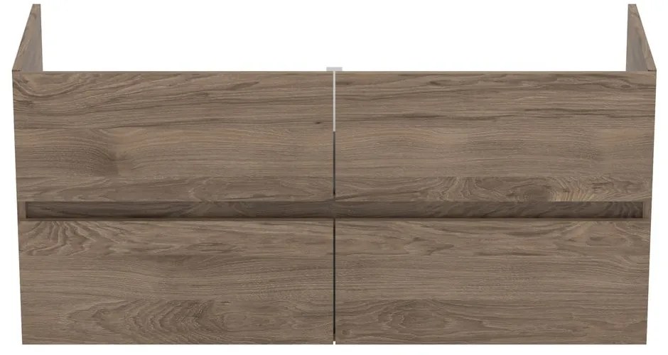 Dulap sub chiuvetă în culoare naturală suspendat cu aspect de lemn de nuc 120x55 cm Eurovit+ – Ideal Standard