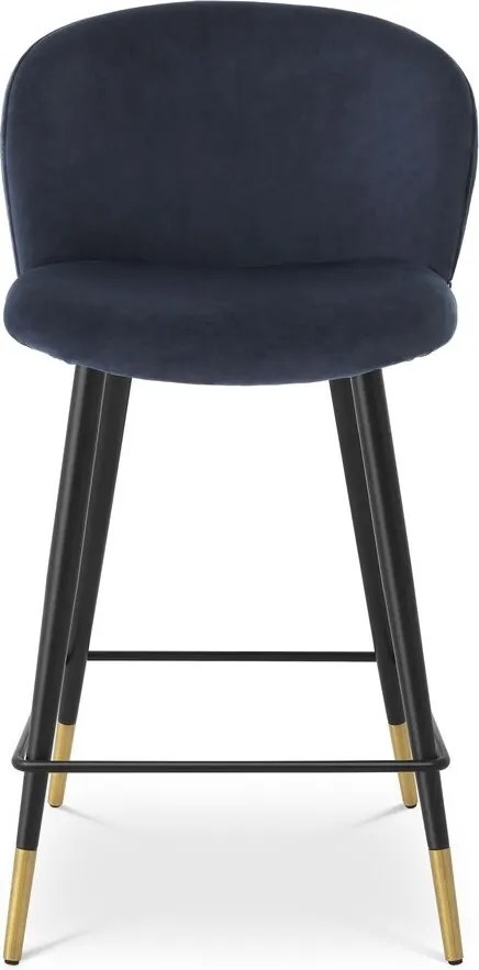 Scaun de bar design elegant LUX Counter Stool Volante, albastru 115739 HZ