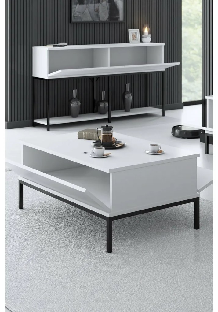 Măsuță de cafea Lord White and Black