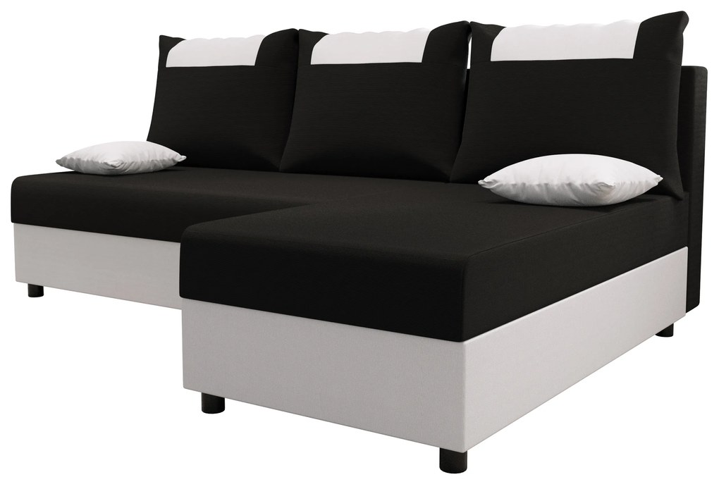 Colțar Stellar L (Negru + Alb) (D). 1057579
