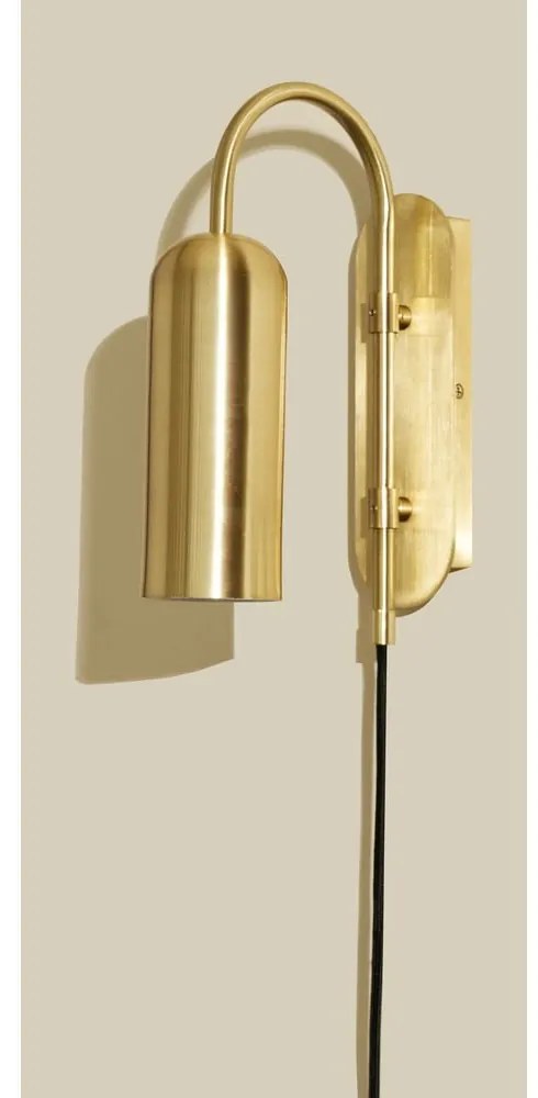 Aplică de perete aurie Zenith – Hübsch