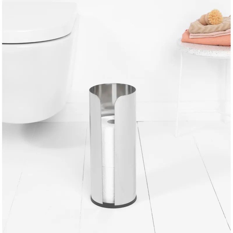Suport hаrtie igienicа Brabantia ReNew 1003474, Triplu, Rezistent la coroziune, Inox