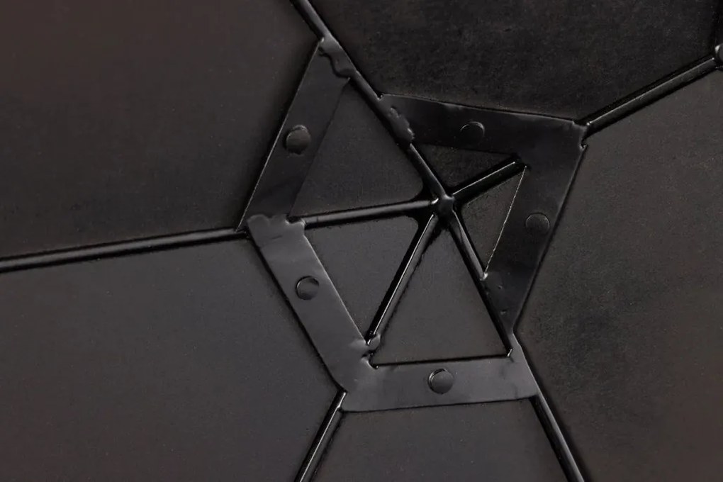 Oglinda de perete decorativa Diamond 60cm, negru