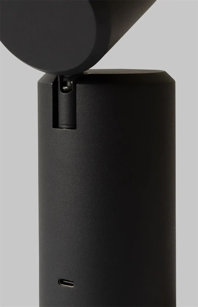 Lampa cu baterii pentru perete sau portabila Milan negru