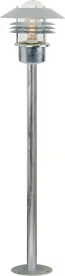 Nordlux - Lampă de exterior VEJERS 1xE27/60W/230V IP54 argintie 92 cm