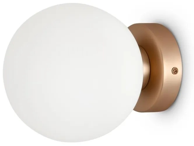Aplica perete sau tavan design modern Basic form auriu, diametru 15cm