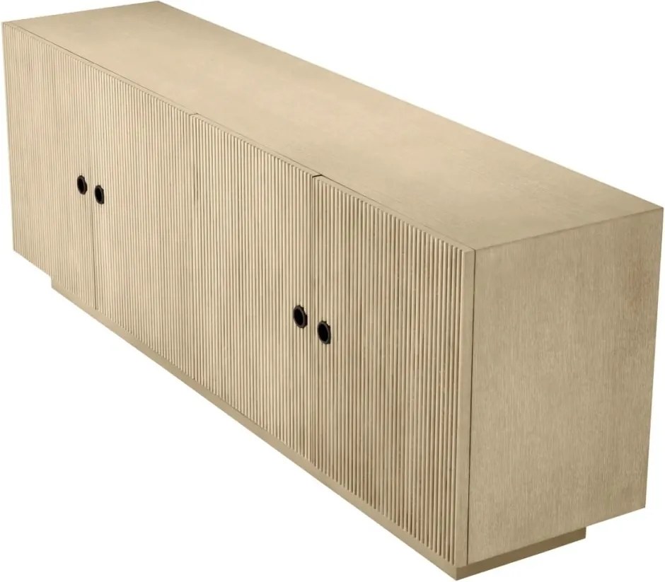 Comoda design LUX, Furnir de stejar albit, Dimitrios