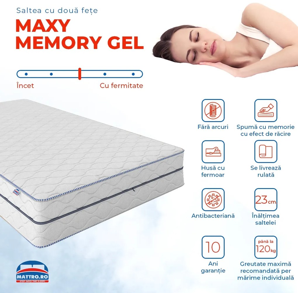 Saltea Maxy Memory – MATTRO (mărimea: 120X200)