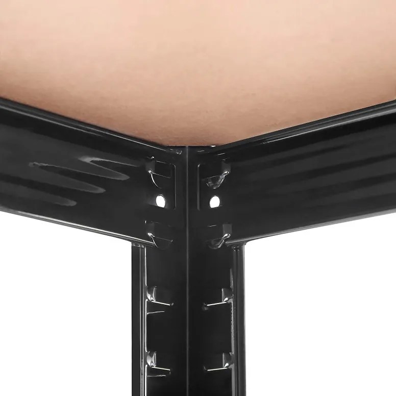 Raft Songmics, 5 rafturi, 180 x 90 x 40 cm, Negru, GLR040B01