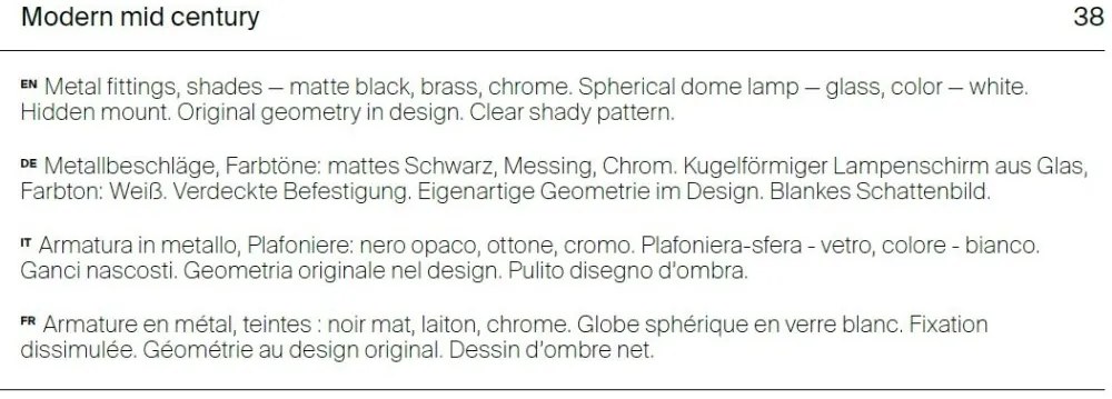 Aplica de perete design modern Avent-Garden negru