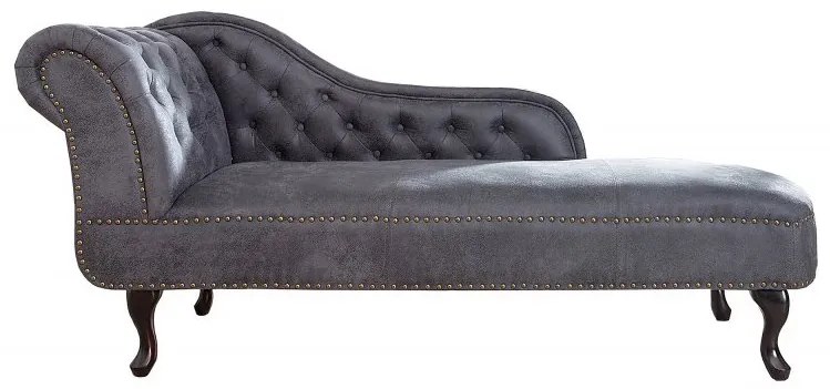 Pat de zi/ Canapea relax clasica stil englezesc Chesterfield gri antic