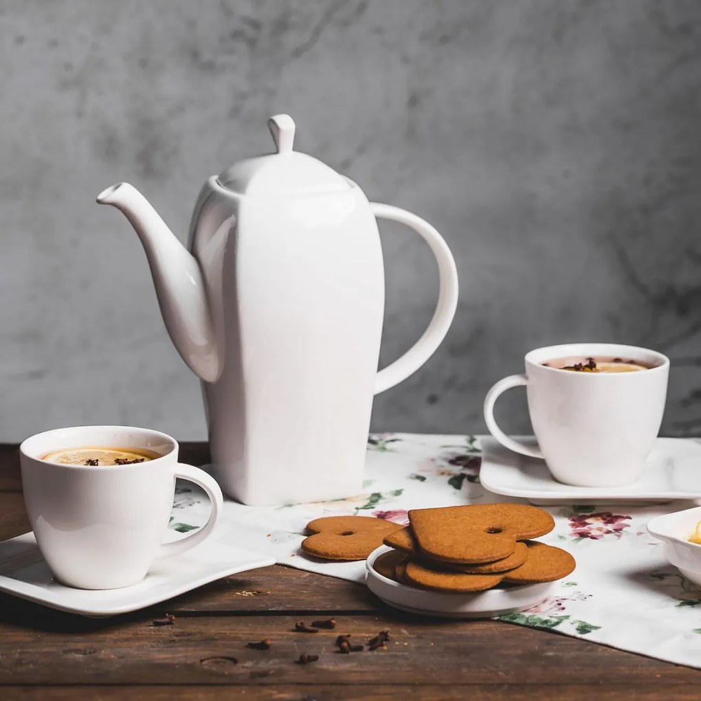 Serviciu servire cafea, 17 piese, 6 persoane, Fala