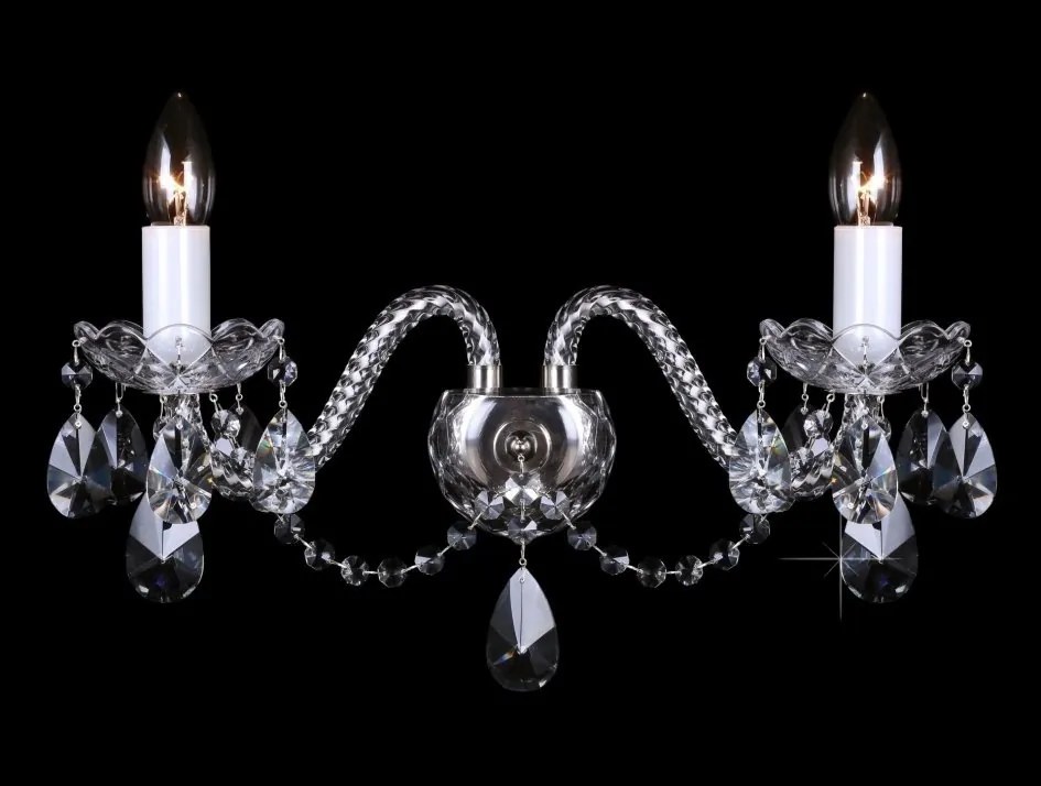 Aplica de perete cu 2 brate, cristal Bohemia N21 120/02/1-A