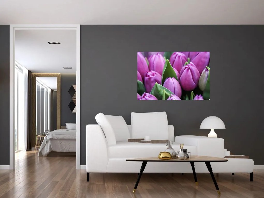 Tablou - florile lalelelor (90x60 cm)
