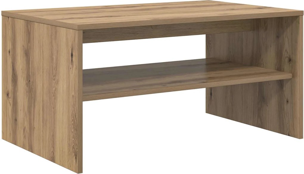 vidaXL Masă de cafea Stejar Artizanal 80 x 50 x 40 cm Lemn compozit