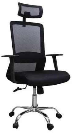 Scaun de birou ergonomic HELSINKI, mesh, negru