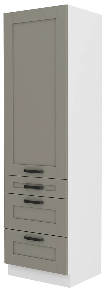 Dulap de bucătărie pentru alimente Lucid 60 DKS 210 3S 1F (claygrey + alb). 1045462