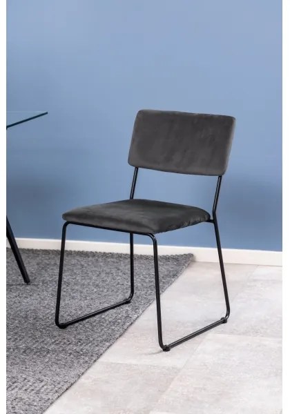 Scaun de sufragerie COLE 1 buc. gri închis