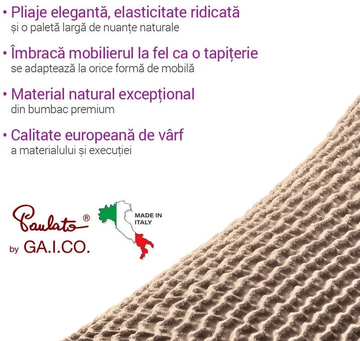 Huse bielastice COSTINA alunei fotoliu clasic (l. 60 - 110 cm)