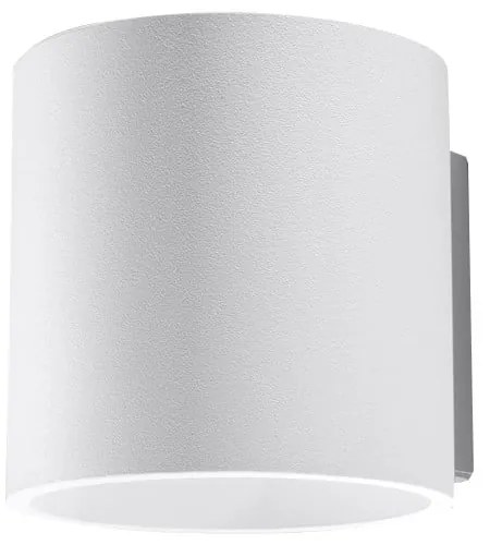 Aplică de perete albă ø 10 cm Roda – Sollux