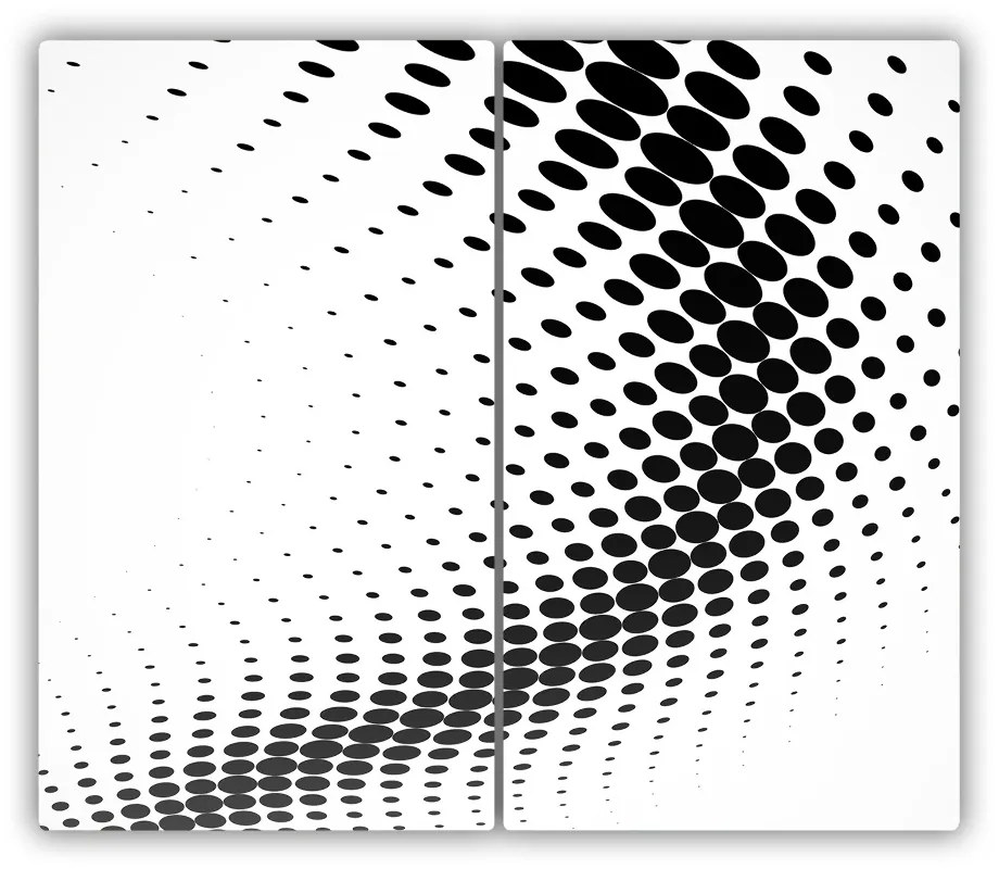 Tocator din sticla figuri geometrice