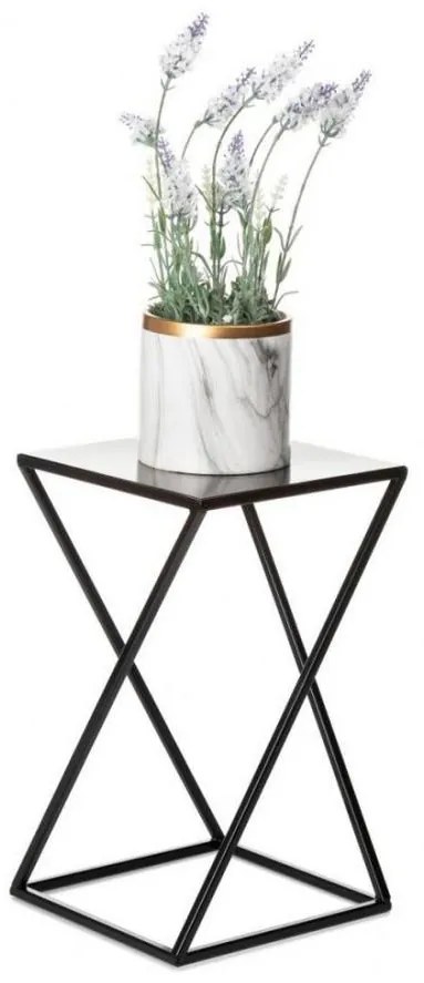 Suport pentru flori 40x24 cm, negru