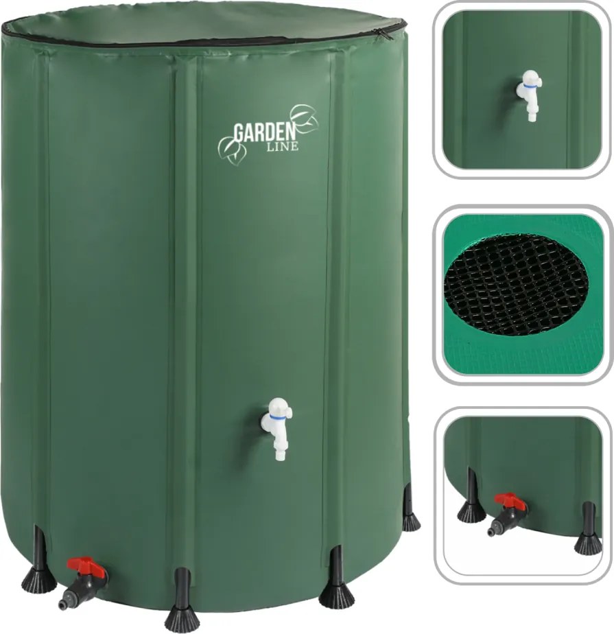 Rezervor de apă de ploaie pliabil - volume multiple 250 l
