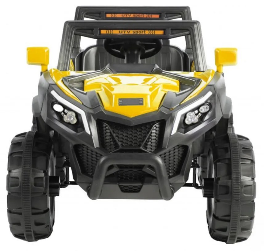 Masinuta Electrica cu acumulator pentru copii NOVOKIDS™ Atlantis Buggy UTV , 2 locuri, Cu faruri luminoase, Telecomanda, 3-8 ani , max 35 kg , 12V,