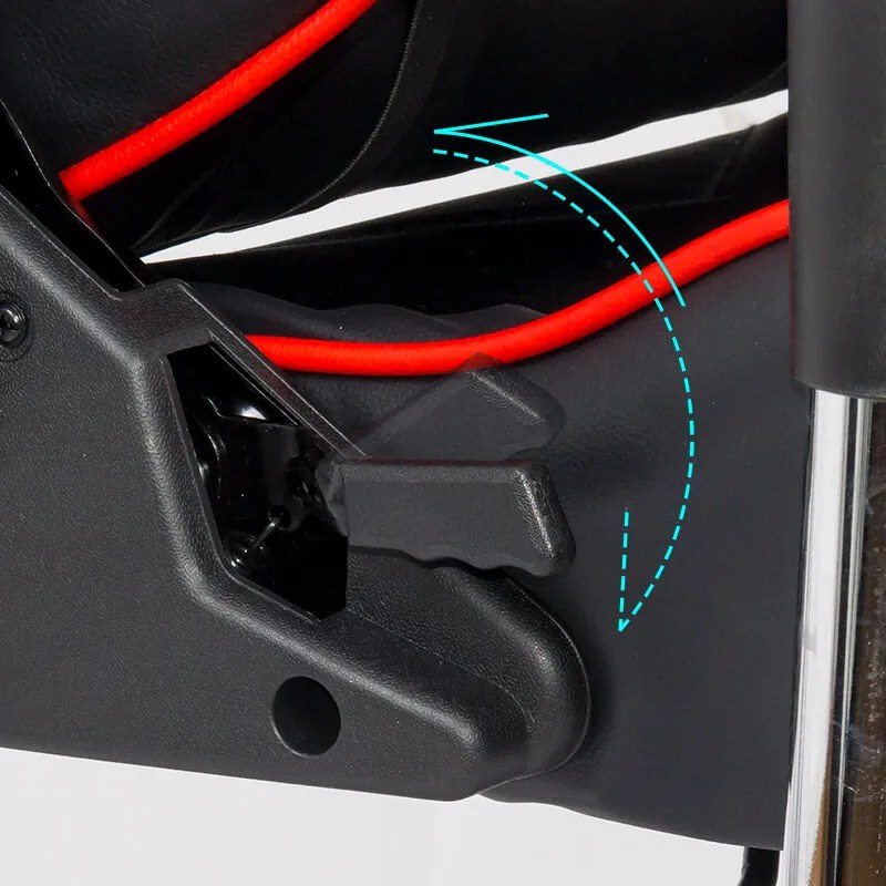 Scaun gaming rosu din piele sintetică, ergonomic si reglabil OFF 306