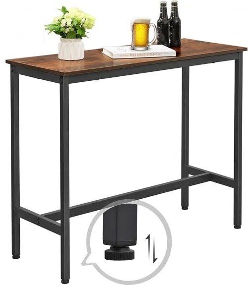 Masa Bar Vintage Maro Rustic, 100 Cm