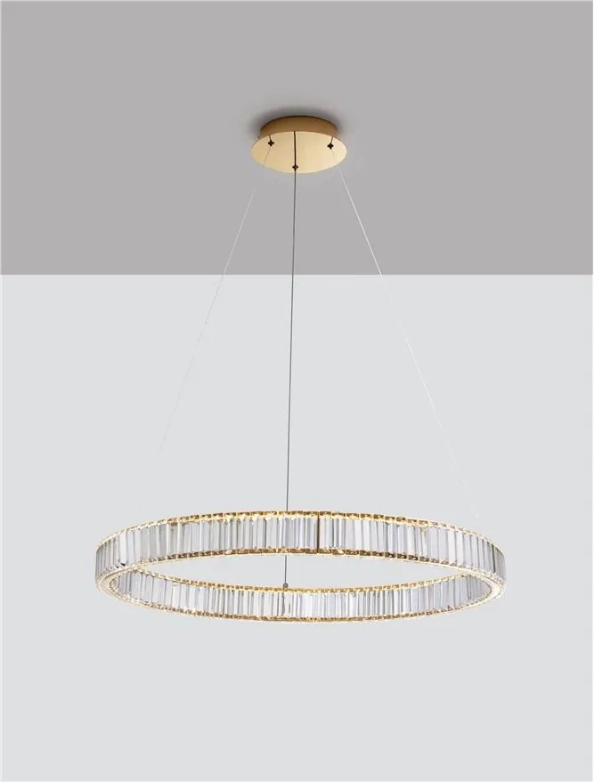 Lustra LED suspendata cristal design elegant AURELIA 47W