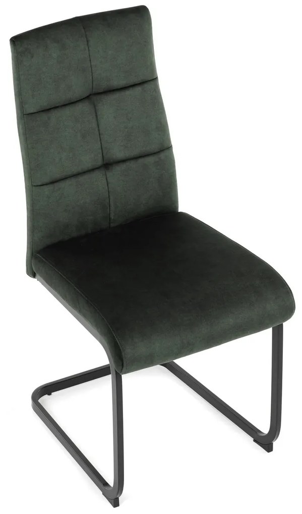 Set de scaune de sufragerie Vintage DCL-D1275GRN4, 4 buc