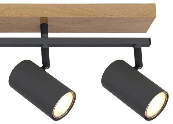 Spot Globo 57911-5G ROBBY 5xGU10/35W/230V maro/negru