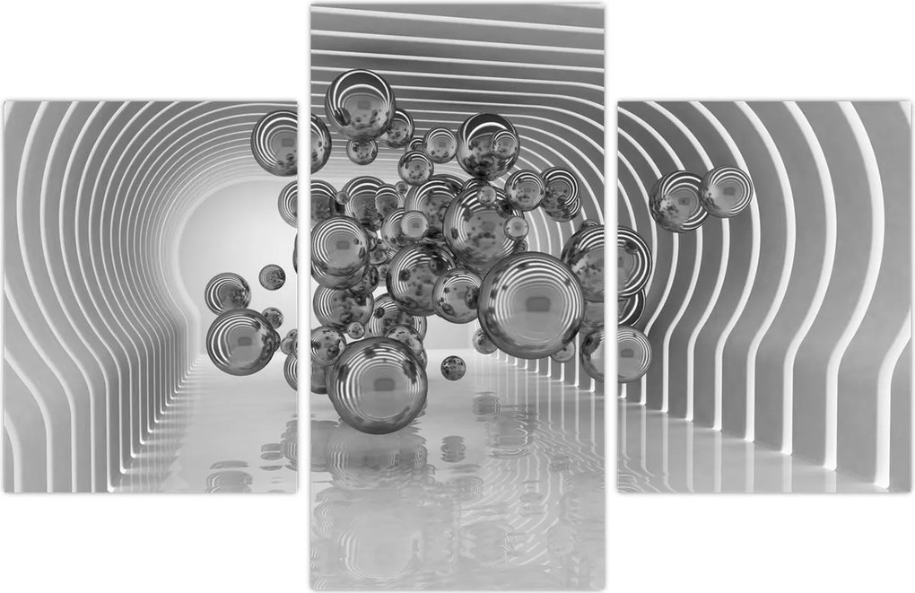 Tablou - Bule albe și negre (90x60 cm)