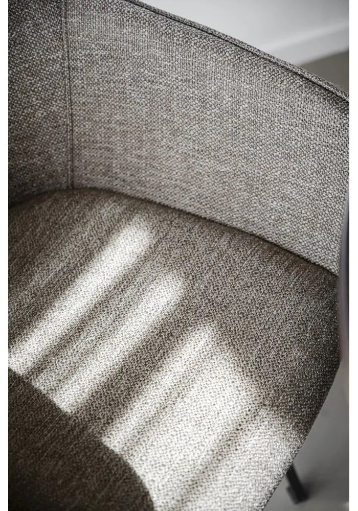 Set de scaune de sufragerie bej 2 buc. tapițat Alison – Rowico