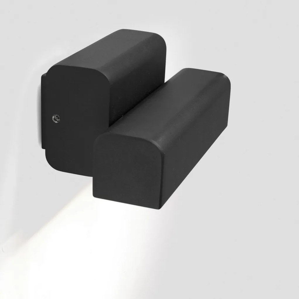Aplica LED de exterior design modern IP65 BALIC Black
