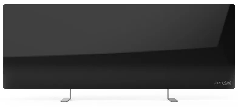 Resigilat: Convector electric AENO AGH0002S, 700W, 30 m², Afisaj LED, Aplicatie mobila, Ultra subtire, Wi-Fi, Negru