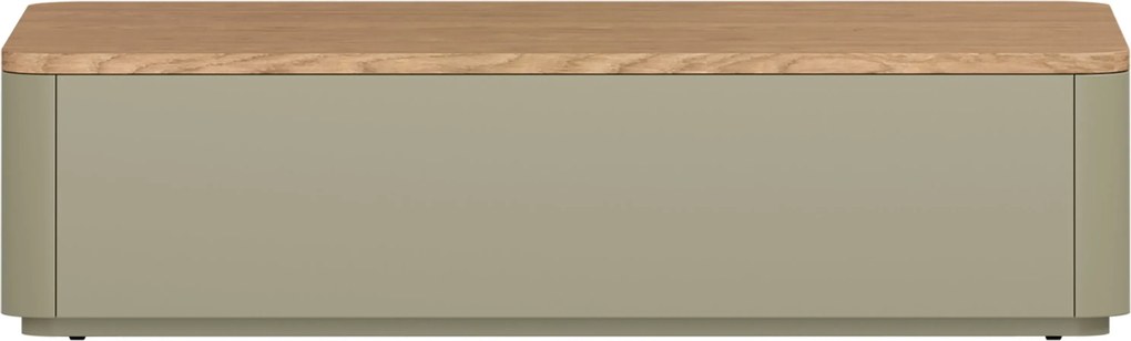 Masă de cafea Amilio 100 cm cu sertare - eucalipt / stejar Baltic Dune