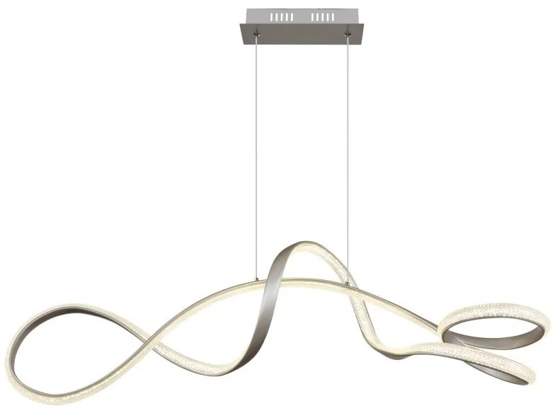 Lustra LED suspendata 4000K SWIRL nichel