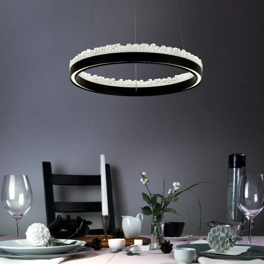 Lustra suspendata LED moderna REGI 40cm