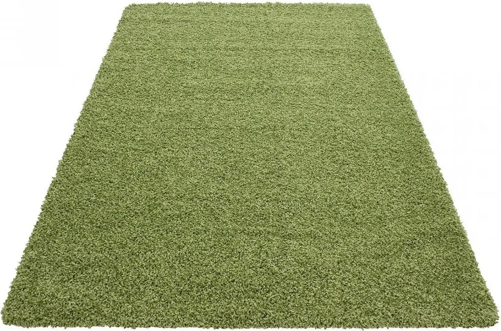 Covor LIFE, 80x250 cm, forma dreptunghiulara, polipropilena, verde, 15
