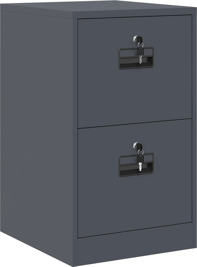 vidaXL Dulap pentru Fișiere cu sertar Antracit 44 x 50 x 74,5 cm