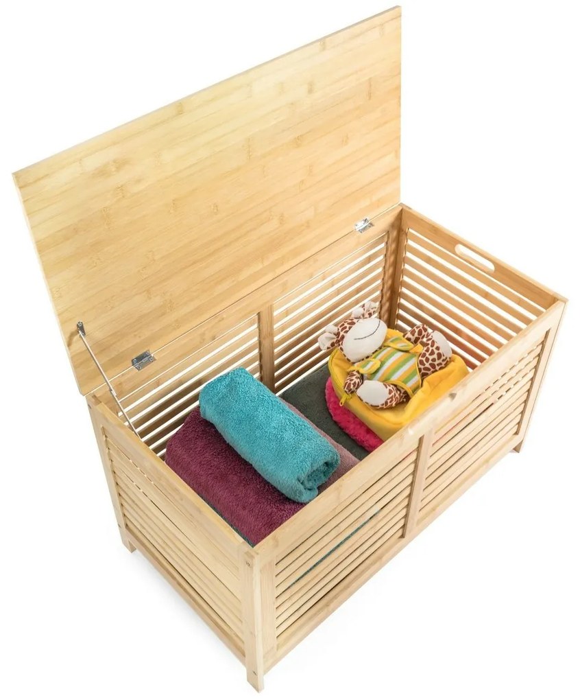 Cutie de depozitare G21 76 x 40 x 45 cm, bambus