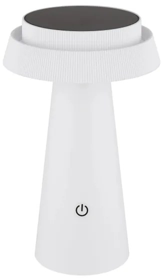 Lampă LED solară tactilă dimabilă Globo 36624W LED/4W/3,7W IP54 alb