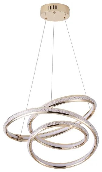 Lustră LED pe cablu LED/38W/230V 3000K 50x50 cm