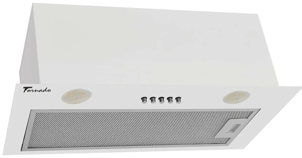 Hota Incorporabila Tornado DRYTH 960 (52) LED, 1 motor Turbo, latime 52 cm, absorbtie 960 m3/ora, filtru anti-grasimi aluminiu 5 straturi, ALB