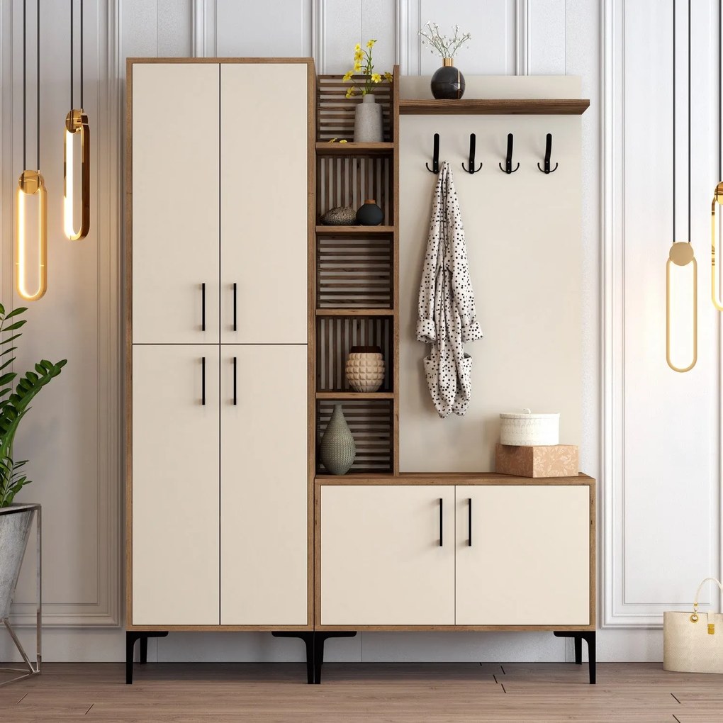 Cuier Viyana DA - Walnut, Cream